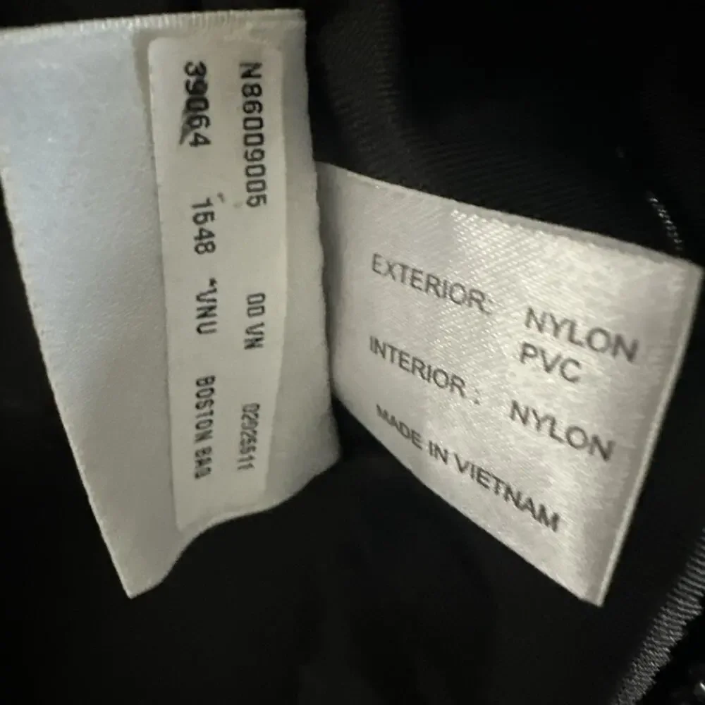 Lacoste Vintage Black Duffel Bag Gym Travel Weekender